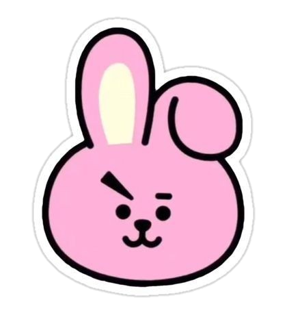 bt21 bts kpop cooky rabbit freetoedit sticker by @cookiexh.