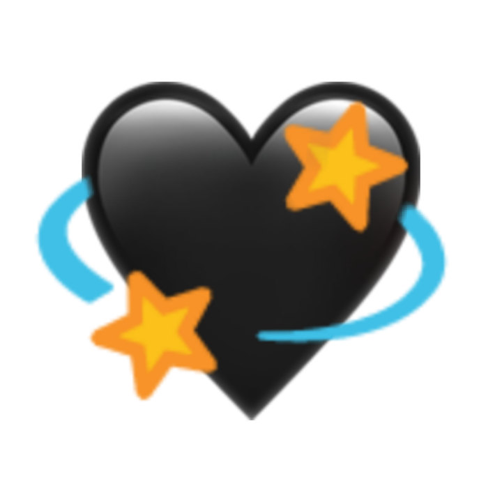 heart freetoedit black blackheart emoji sticker by @jason022