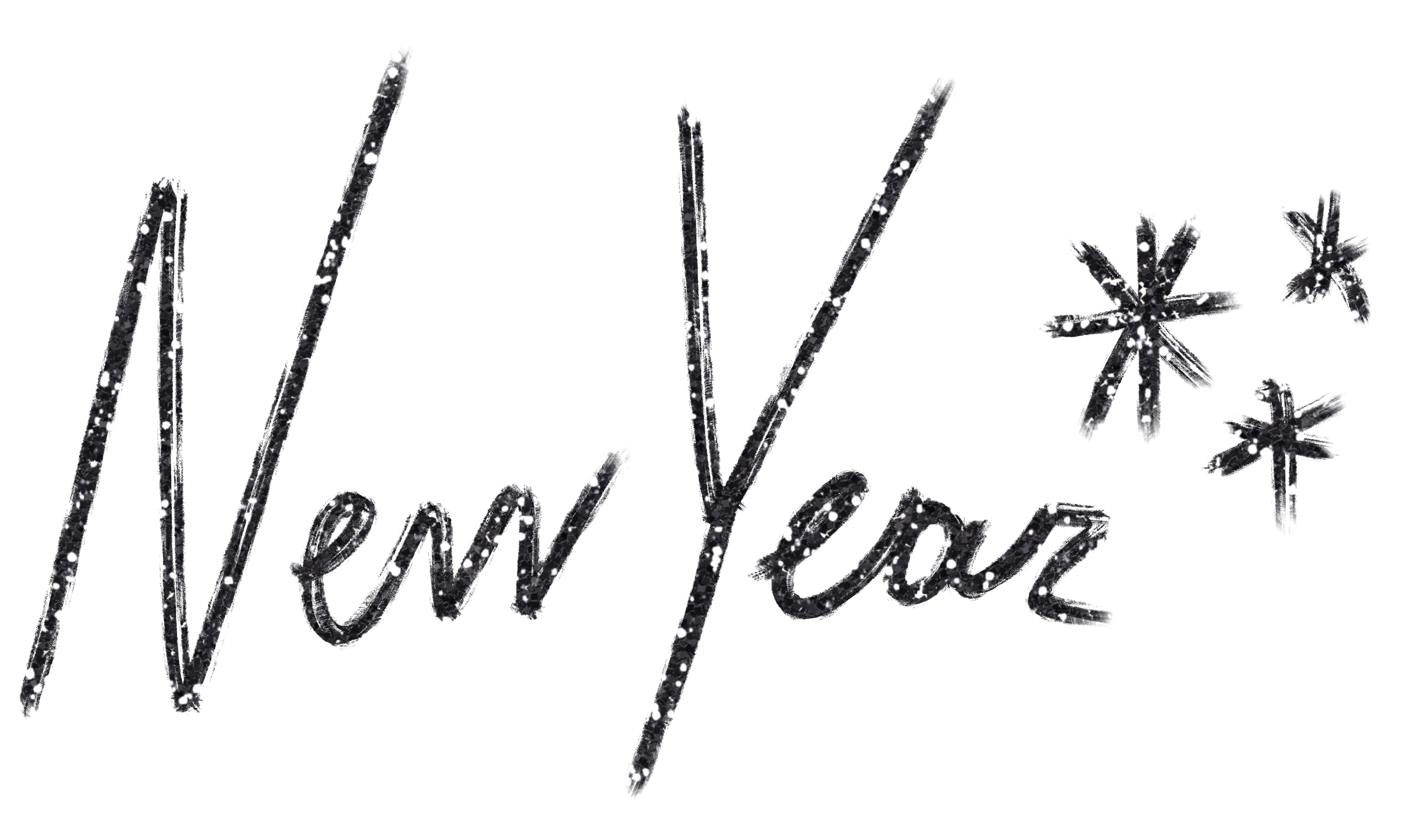 new year newyear snow snowflakes lettering text glitter&hellip;