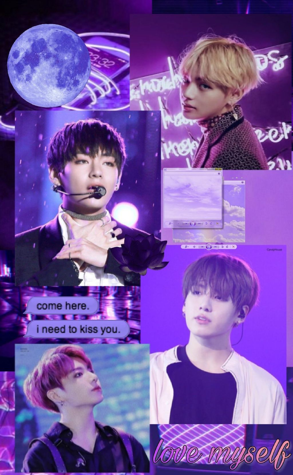 Vkook Bts Jungkook Taehyung Wallpaper Purple Ipurpleyou