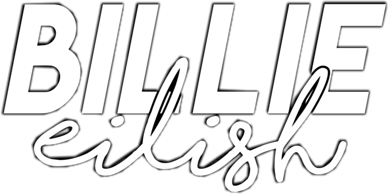 Billie Eilish Font Stickers Outline | Sexiz Pix