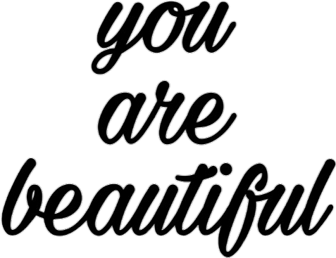 Beautiful Youarebeautiful Sticker By @redlittlestar