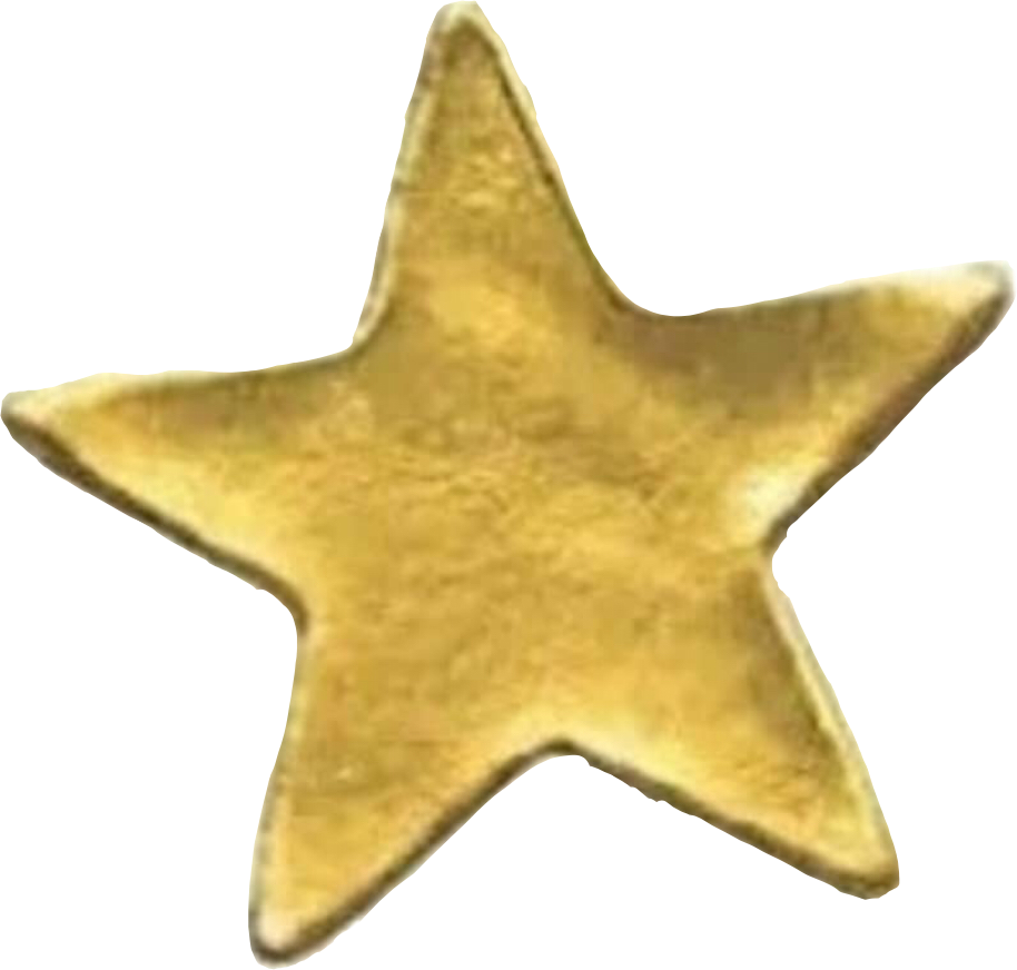 star-gold-goldstar-sticker-sticker-by-thepandamodium