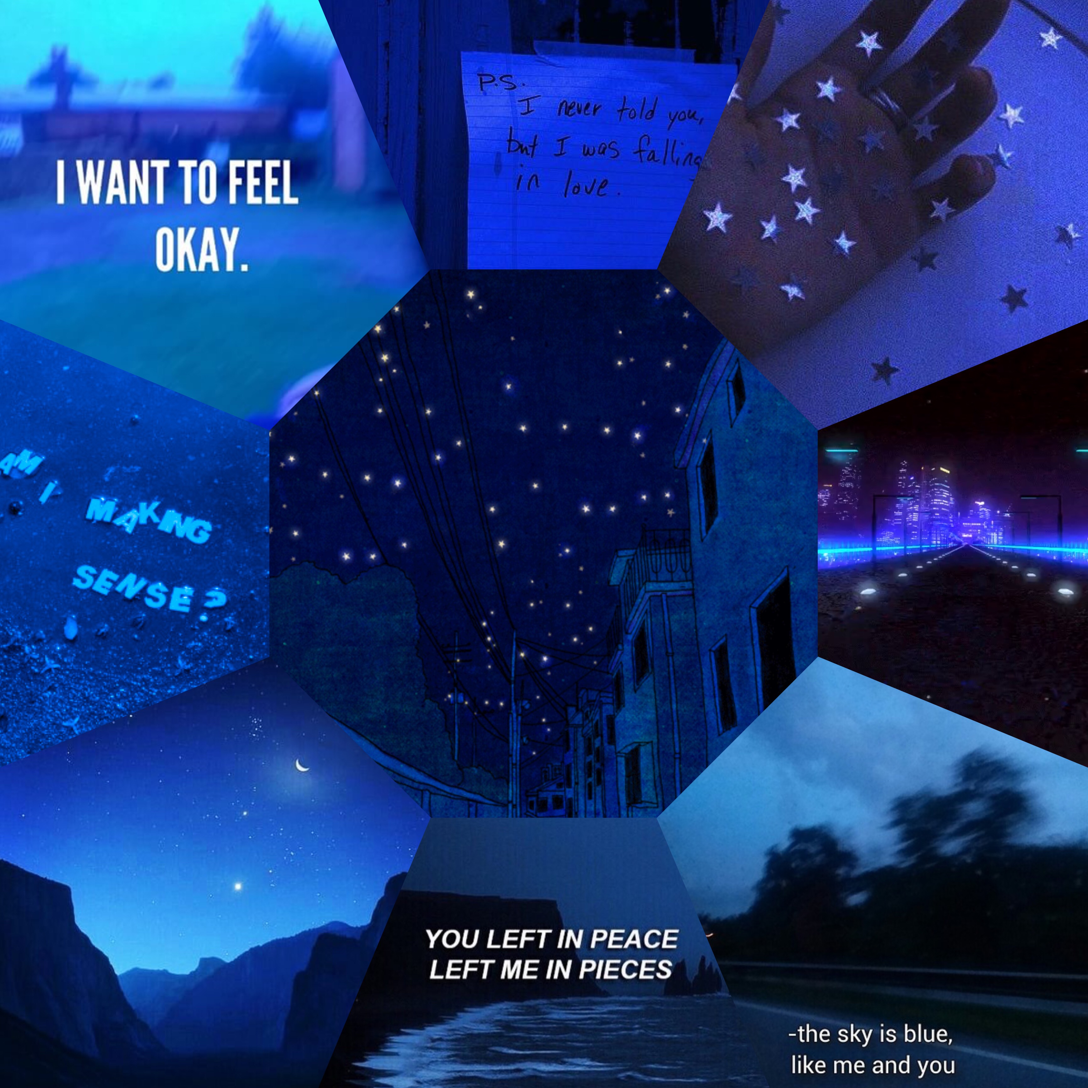 Aesthetic Blue Bluemood Image By Nappy 105 reads 5 votes 1 part story. picsart