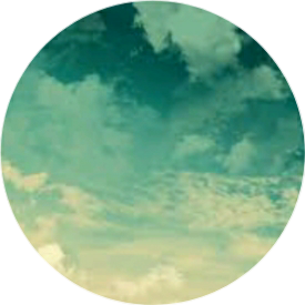 sky blue green circle aesthetic sticker by @majo-555-
