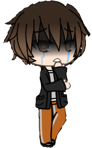 Sad Boy Sadboy Gachalife Brownhair Sticker By Hehehe