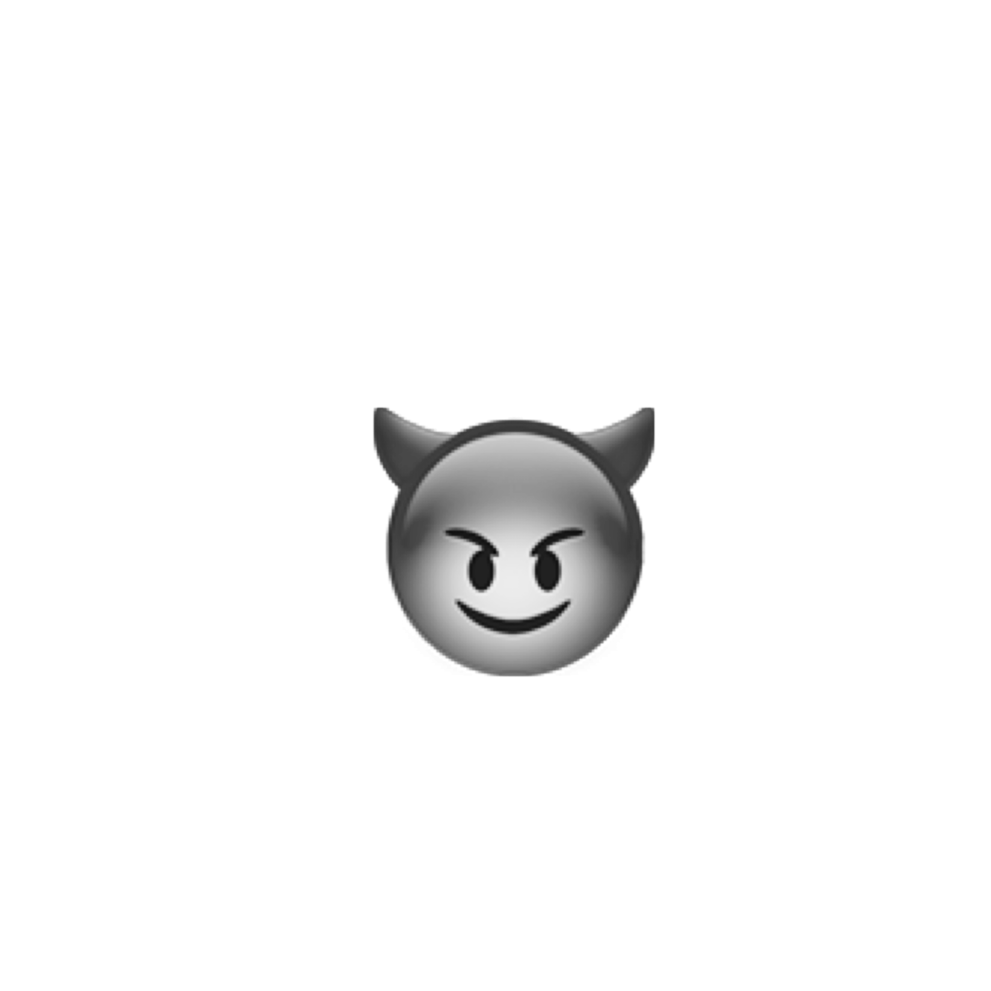 gray emoji devil freetoedit sticker by @satanicbarbie