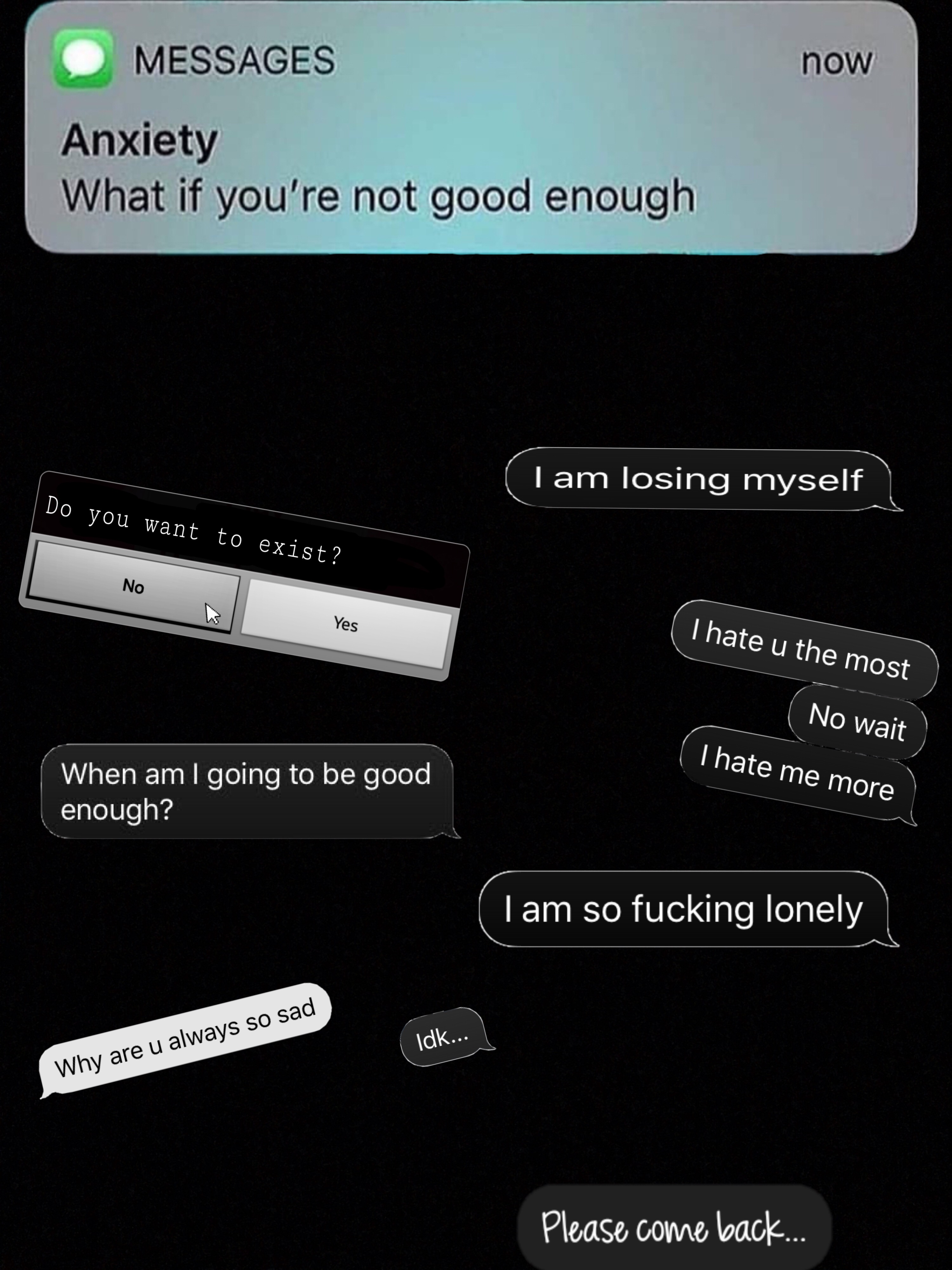 Depressingtext Image By Xxdepressionxx