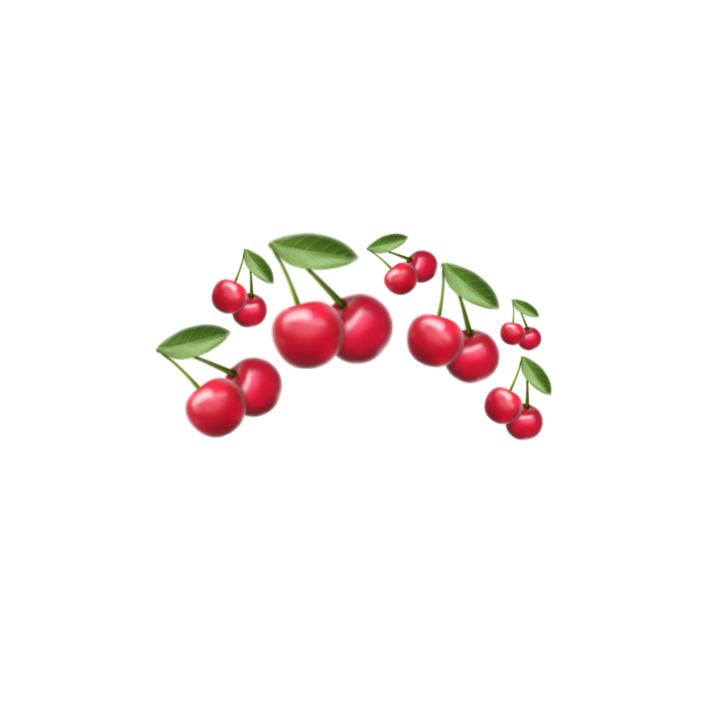emoji cherry crown freetoedit sticker by tearexy