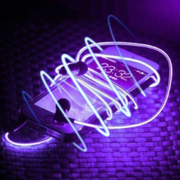 purple neon freetoedit