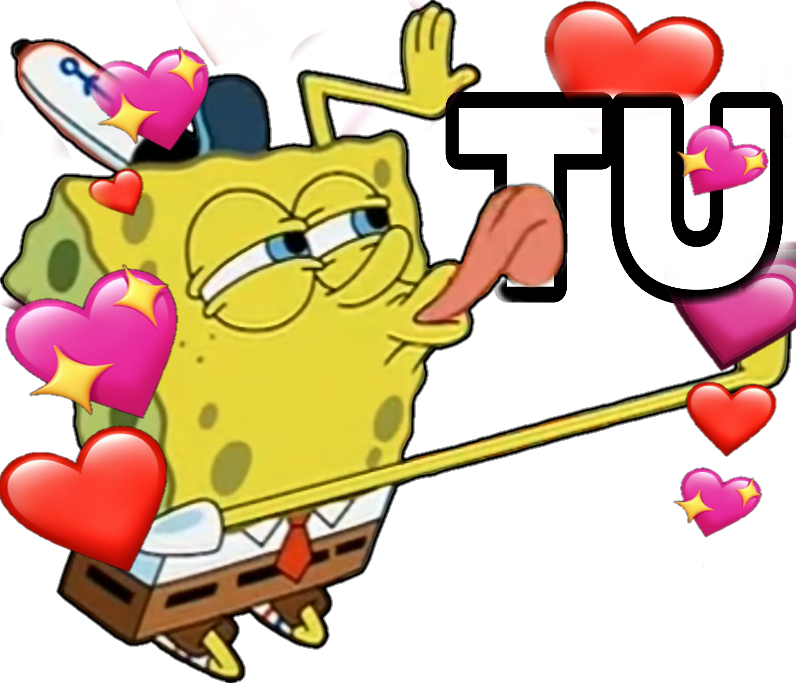 Download Hearts Spongebob Love Meme | PNG & GIF BASE