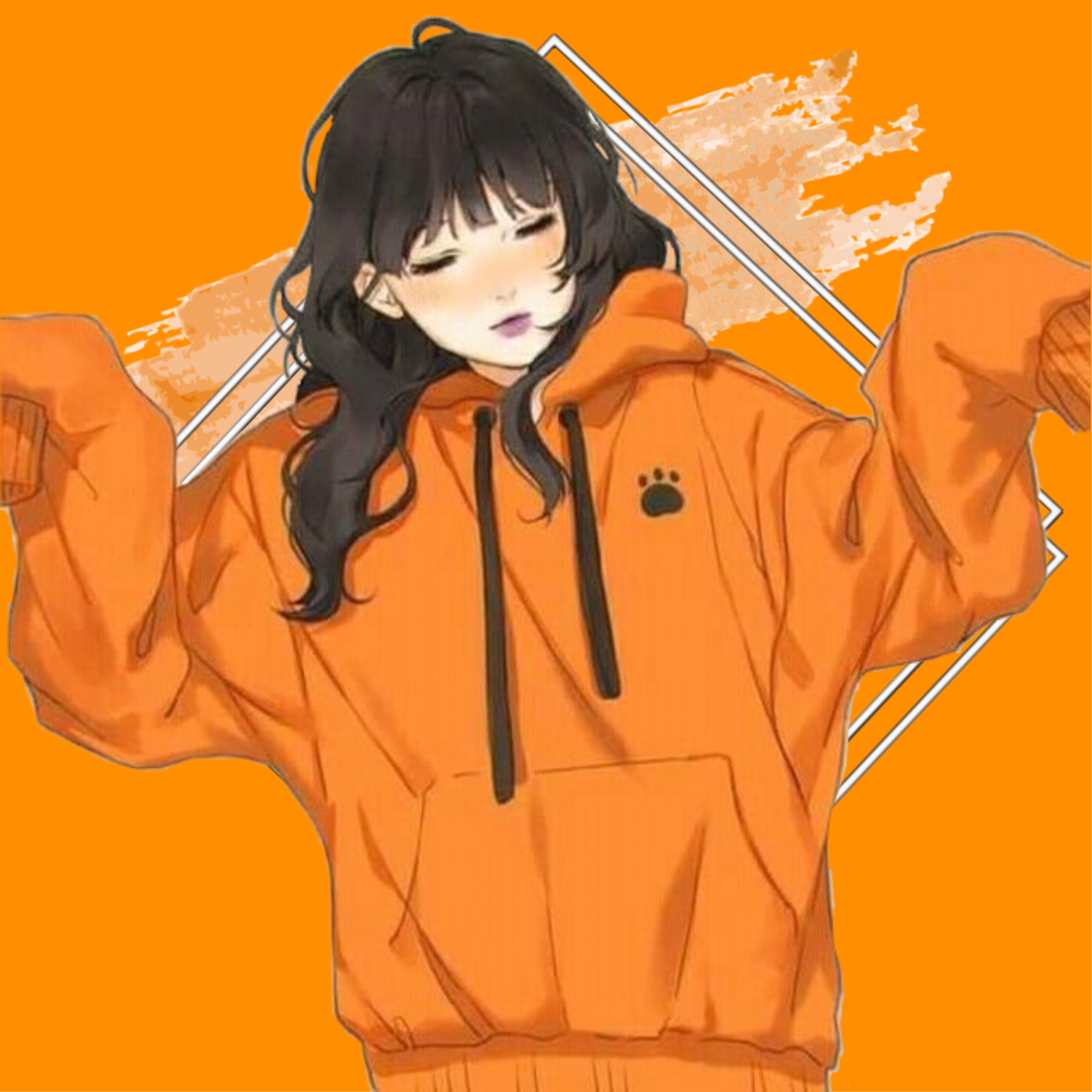 Aesthetic Orange Anime - Largest Wallpaper Portal