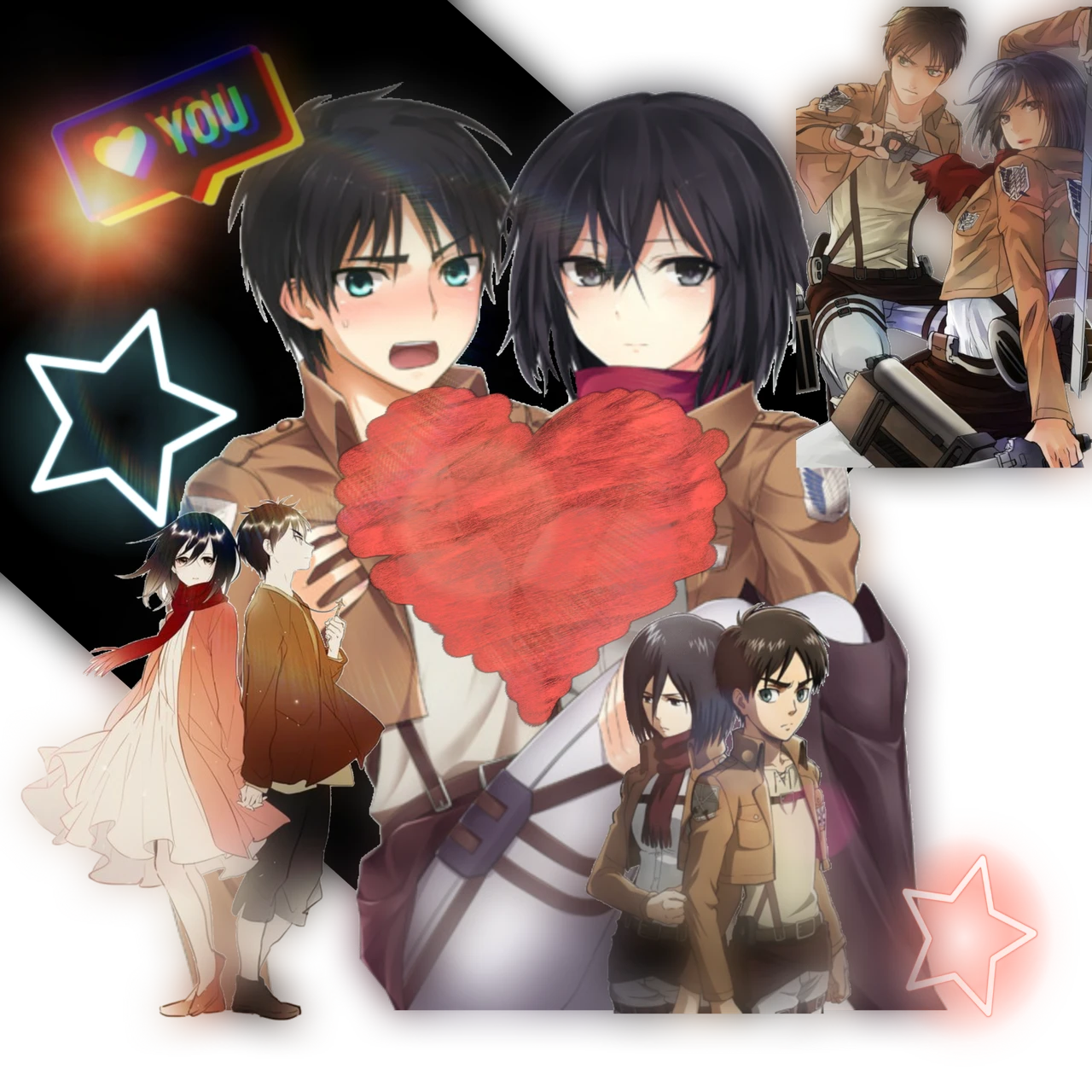エレン ミカサ エレミカ 低クオリティ エレミカ最高 最高 Sticker By ココロアイ エレン ミカサ エレミカ 低クオリティ エレミカ最高 最高 Sticker By ココロアイ