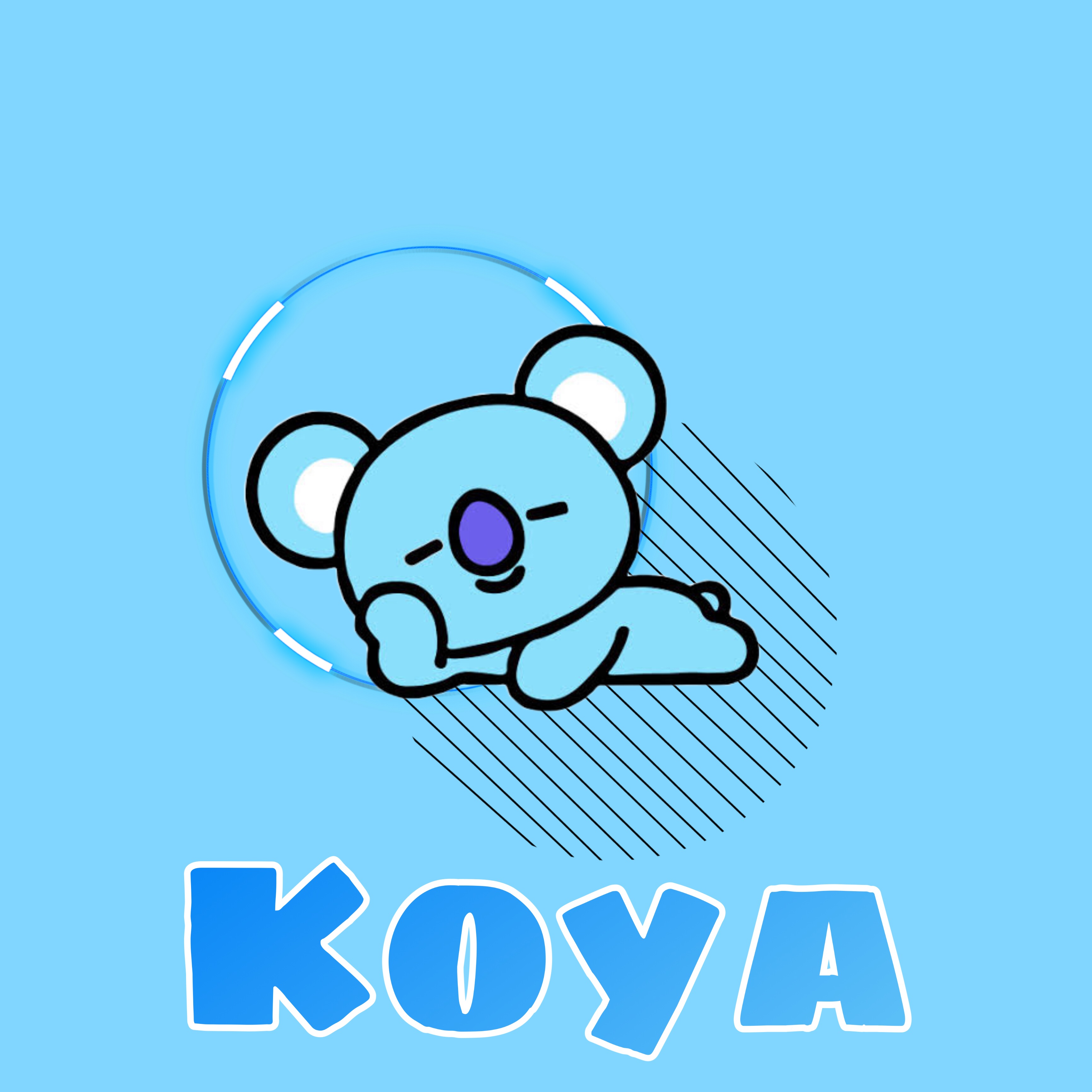 This visual is about freetoedit koya bt21 koyabt21 rm #freetoedit #koya #bt...