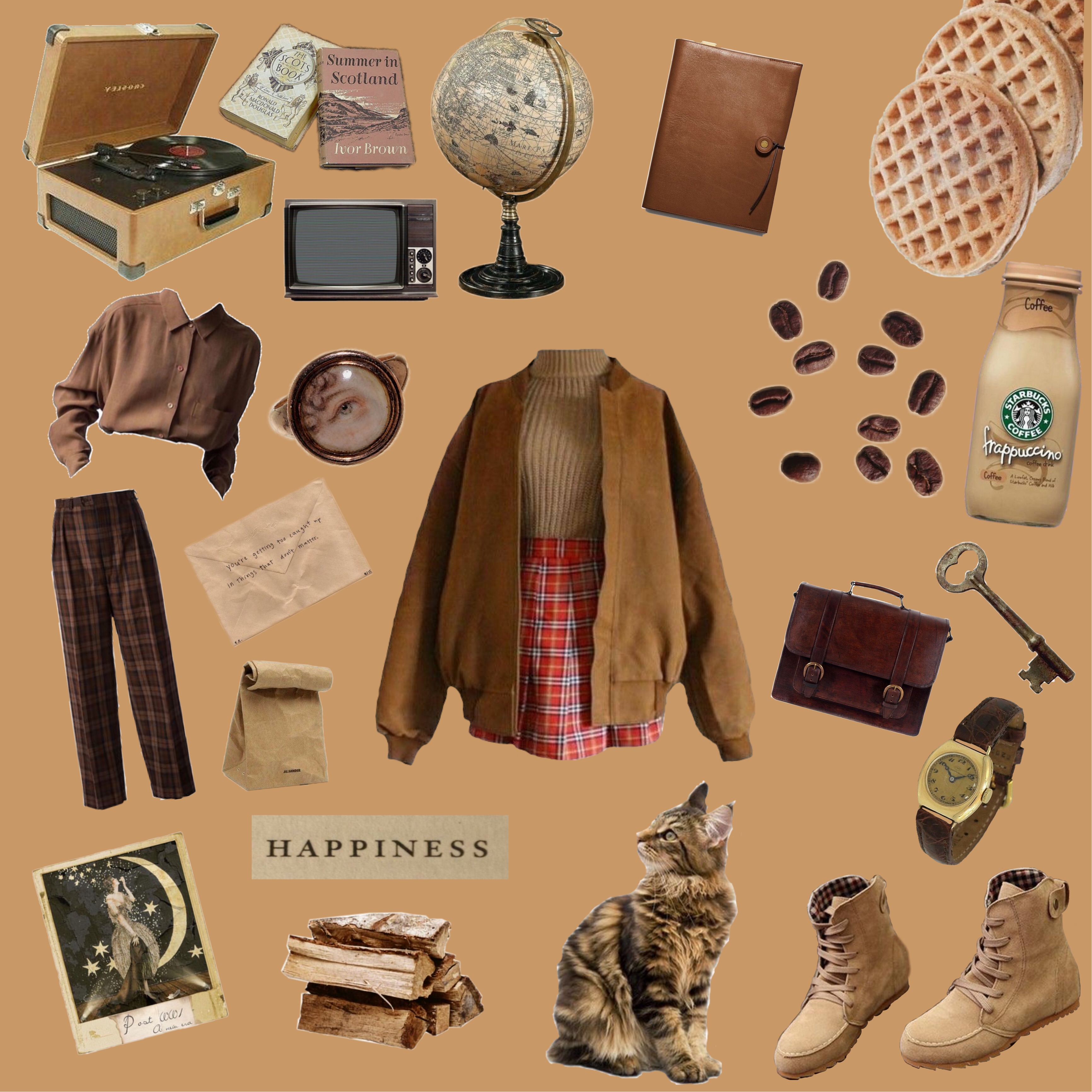 Brown Aesthetic interesting collage vintage aesthetic...