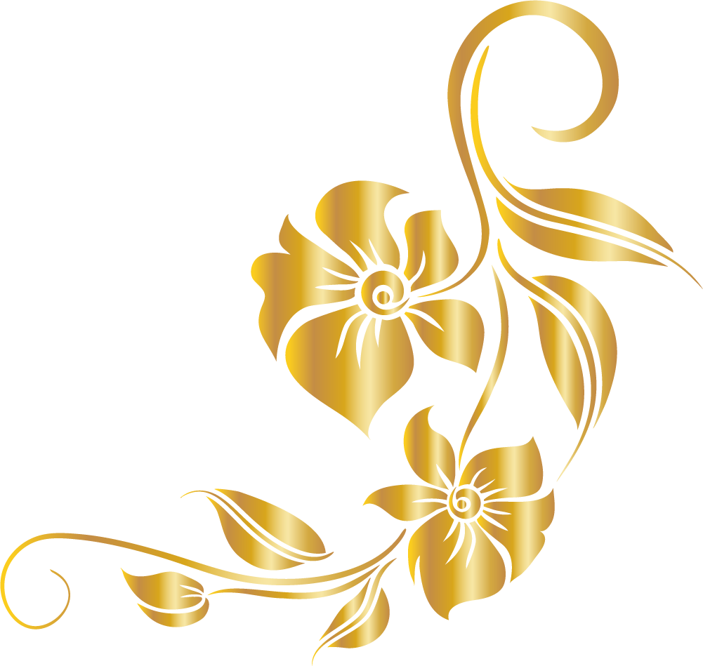 زخارف ذهبية للتصميم Png Al Ilmu 12