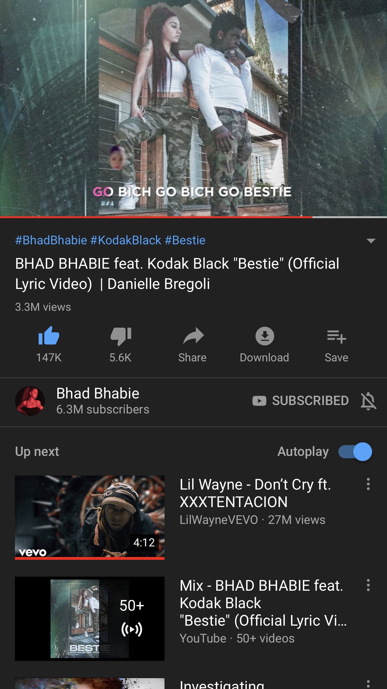 Bhad Bhabie Bestie Song Lyrics Worldzik Hip Hop R B Urban - these heaux roblox id