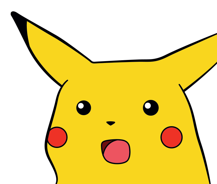 Pikachu Images: Surprised Pikachu Face Text Art