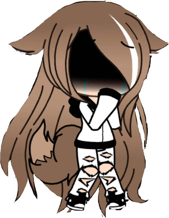 Gachalife Cuts Depression Sad Gacha Life Sad Face Hd Png Images And ...