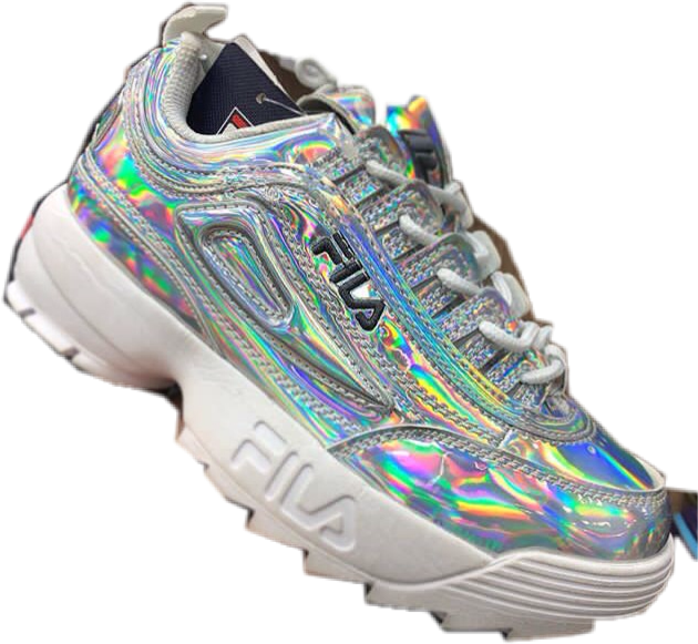 fila holographic shoes