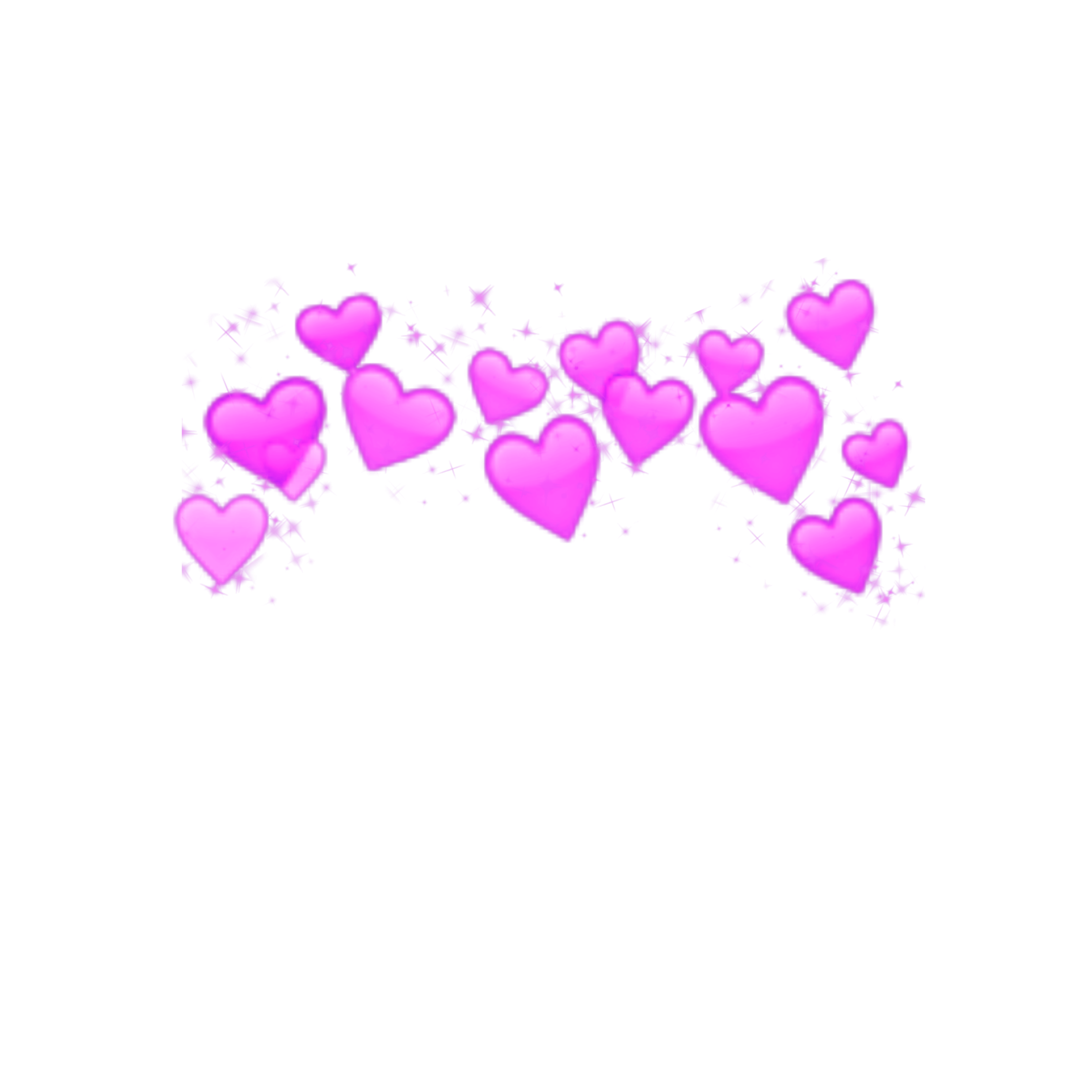 heart pink headcrown heartcrown sticker by @shinybutera