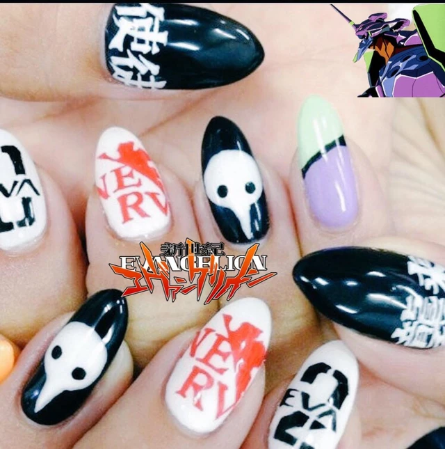Evangelion エヴァンゲリオン エヴァ Nails Nail Image By 758 Evangelion エヴァンゲリオン エヴァ Nails Nail Image By 758