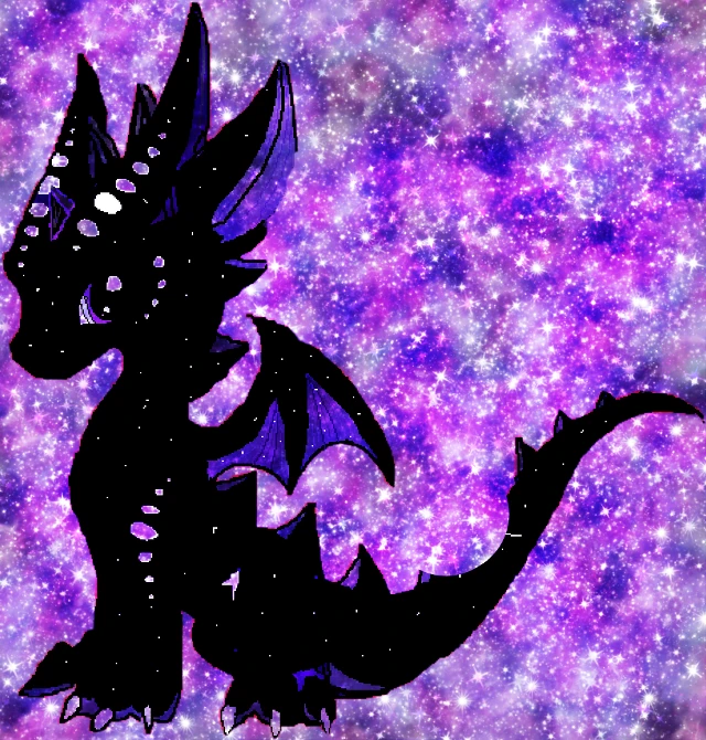 Galaxy Dragons Animals Sticker By Taylorrose61908