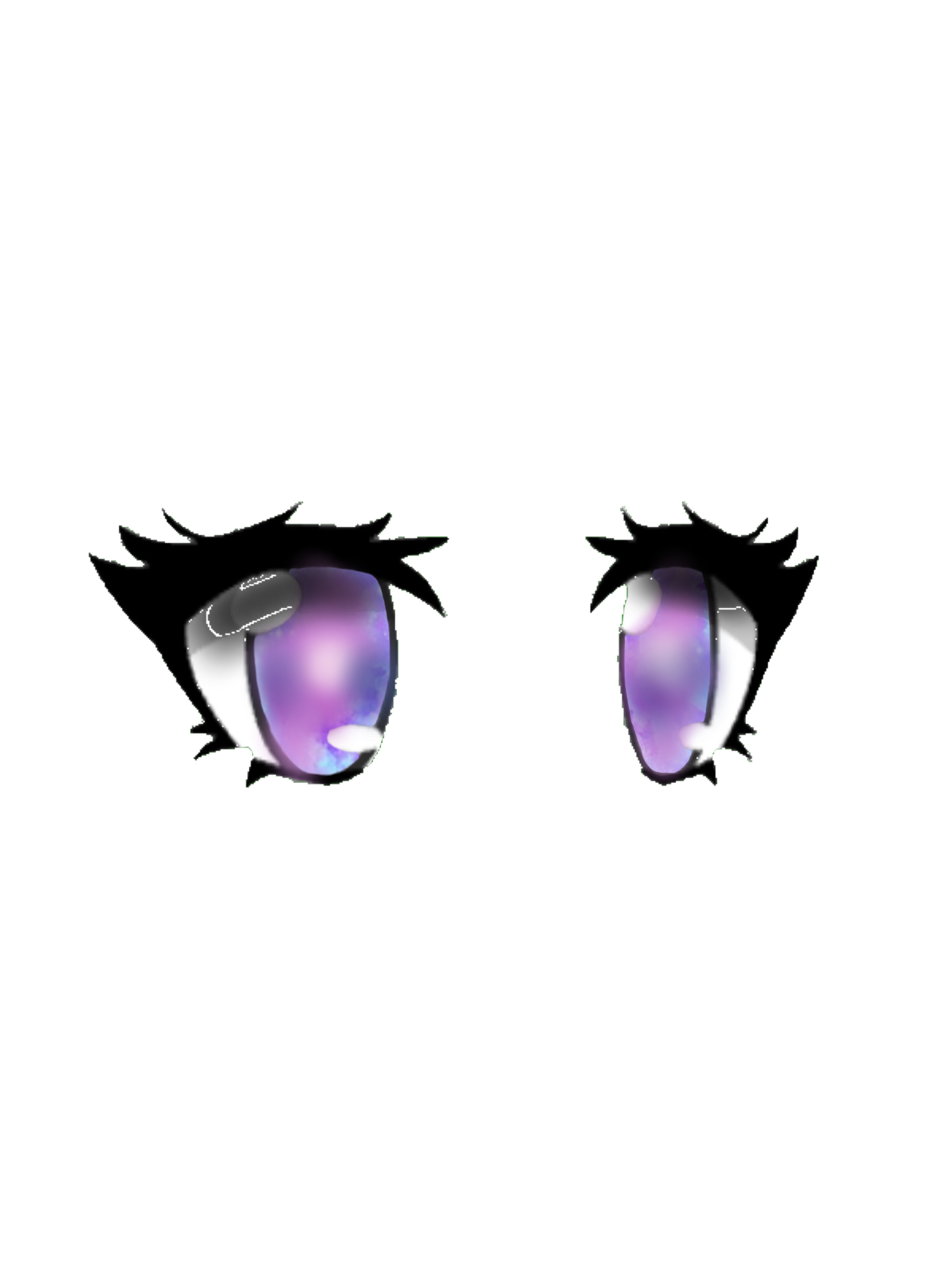 Galaxy Eye Eyes Gacha Purple Sticker By