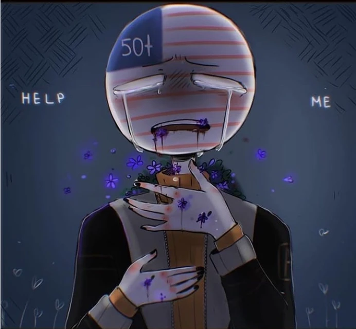 picture Countryhumans America Sad notmine countryhumans sad image by