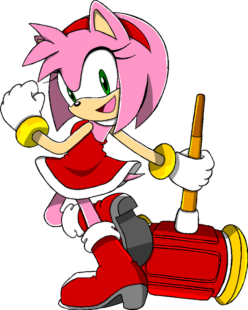sonic amy amyrose 289425341007211 by @sonicspindash.
