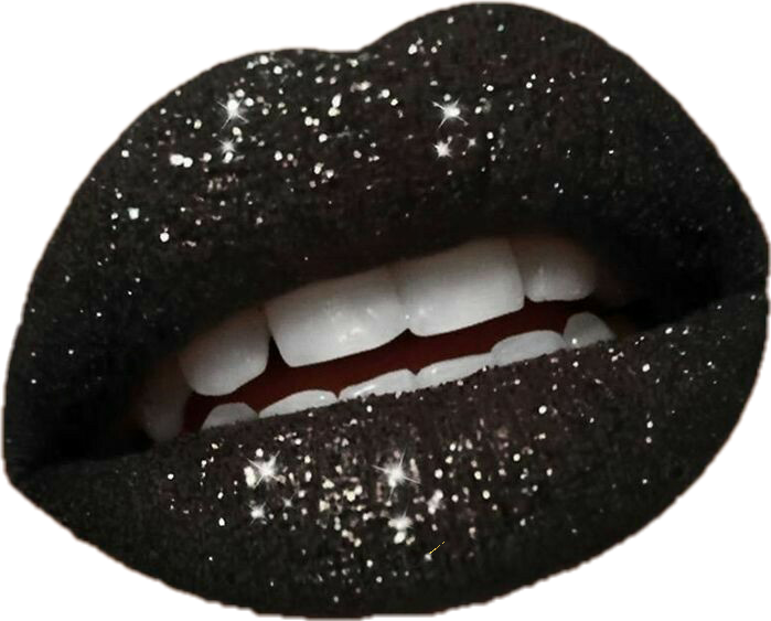 Lips Blacklips Freetoedit Scglitters Sticker By Joomismile