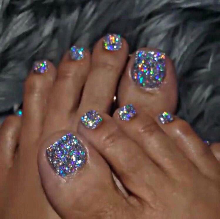 This visual is about freetoedit toes feet nailpolish glitter #freetoedit #t...