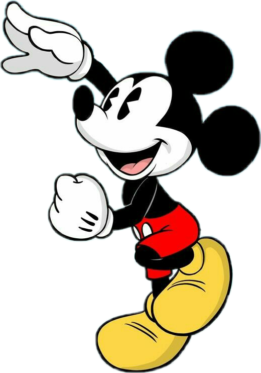 cartoon mickeymouse disney smile sticker by @nrggiulia83