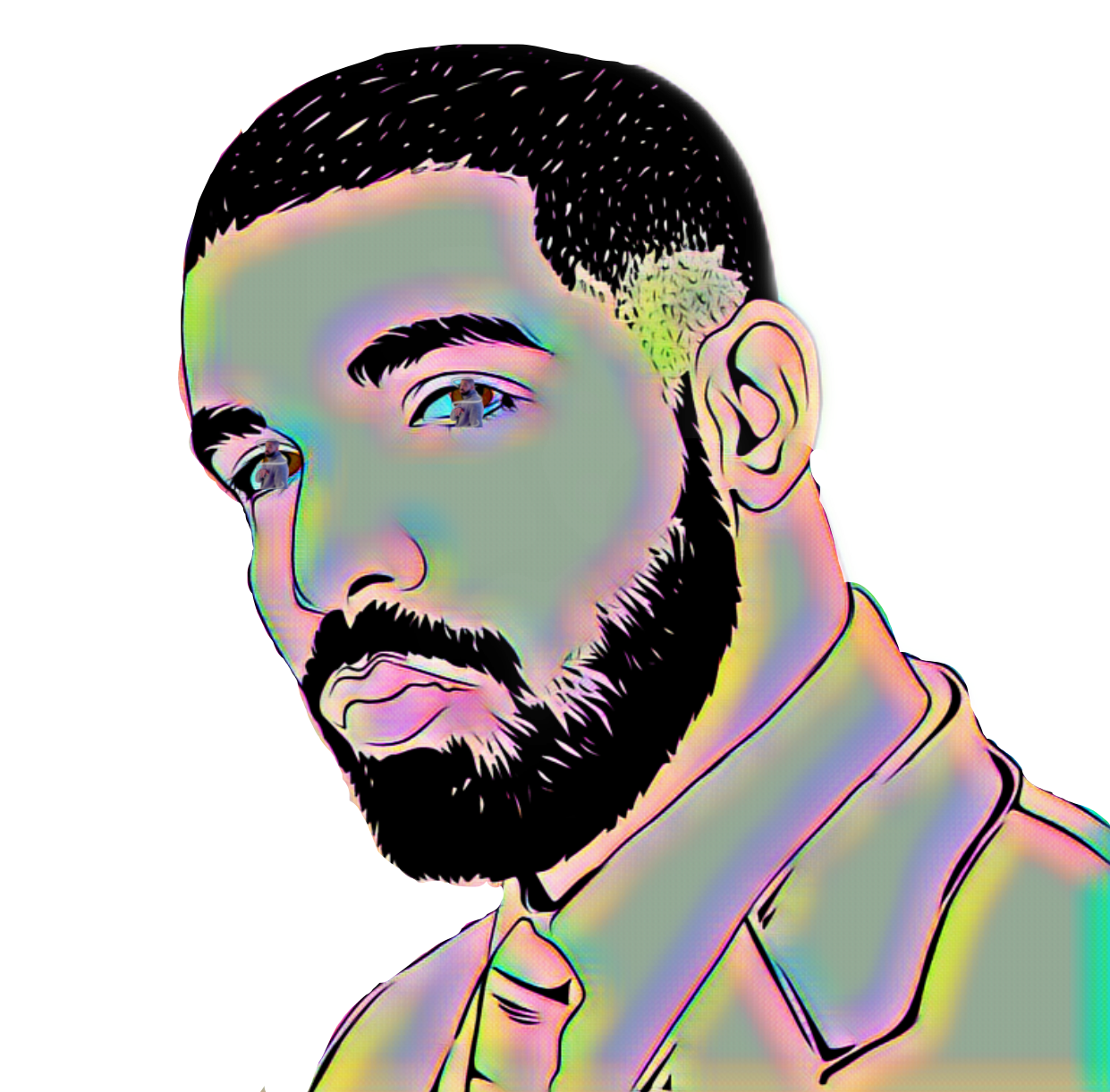 ircdrakefanart drakefanart drake sticker by @samantha_heine