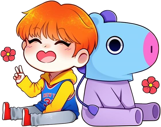 This visual is about jhope mang junghoseok bts bt21 freetoedit J Hope and M...