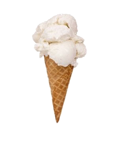 icecream vanilla cone food cold freetoedit