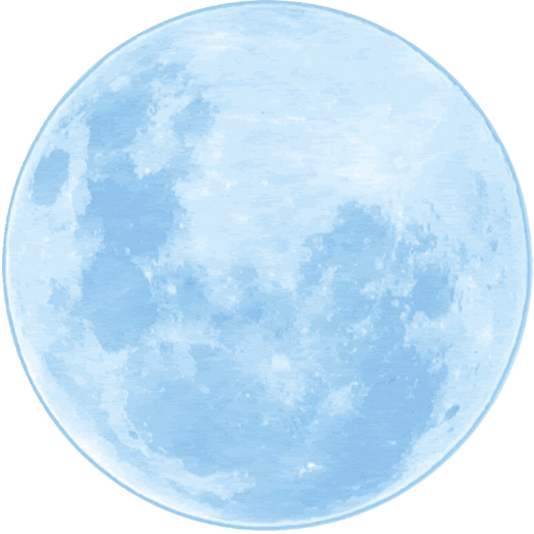 blue moon aesthetic freetoedit sticker by @spydxrbyte__