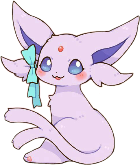 Chibi Espeon Freetoedit Sticker By Cinderpeltofficial
