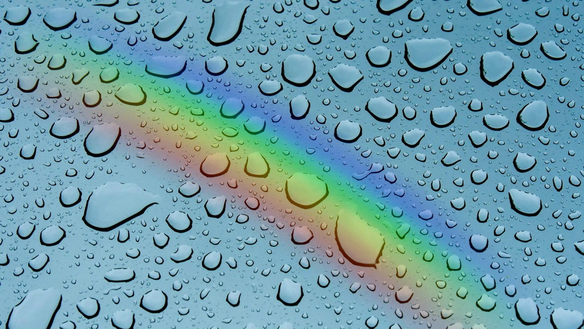Rainbow Raindrops Image By Annaolafsdottir Rainbow Raindrops Image By Annaolafsdottir