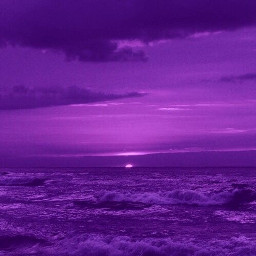 aesthetic aesthetics ocean purple sunrise freetoedit