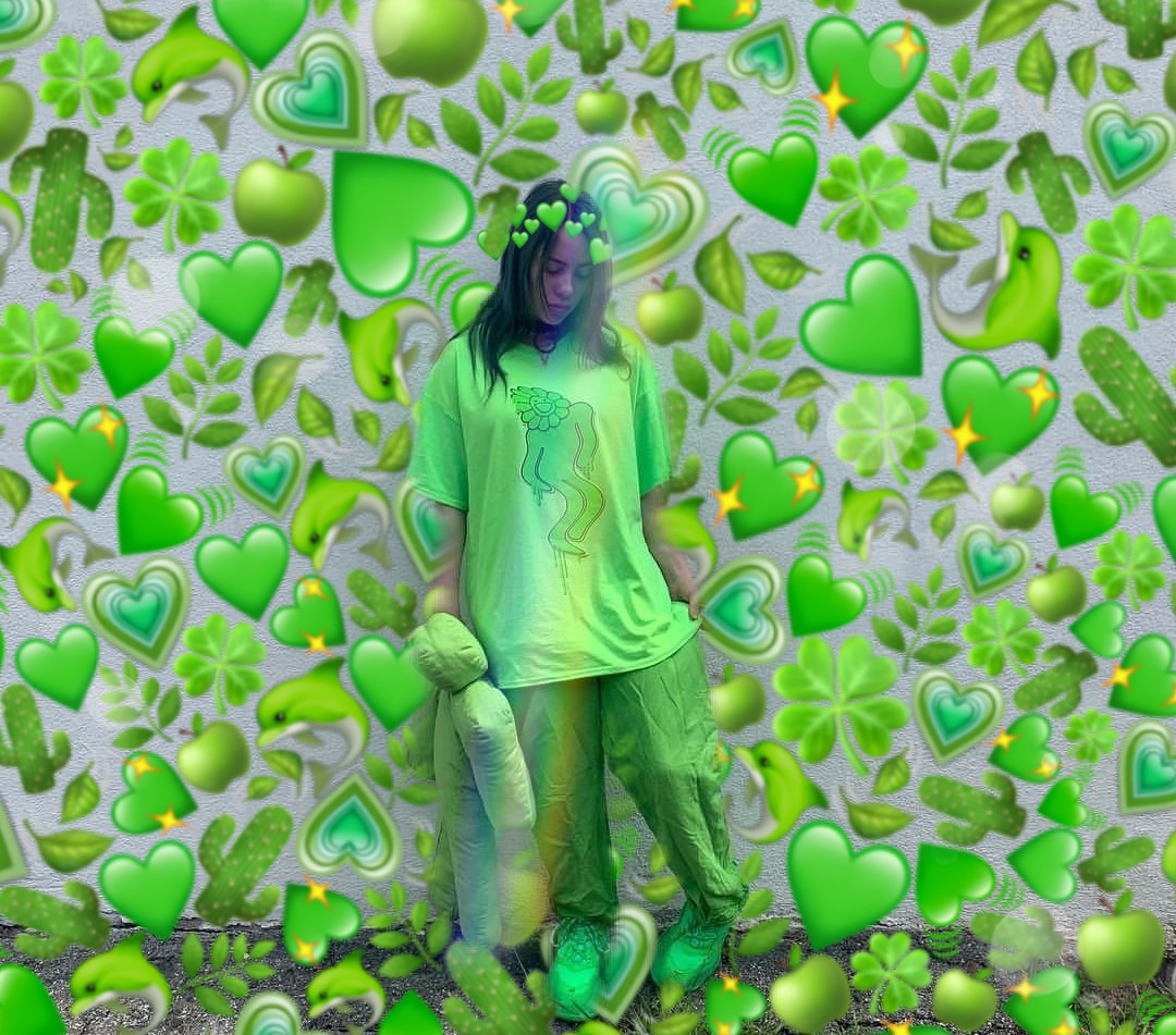 Billie Eilish Wallpaper Iphone Green