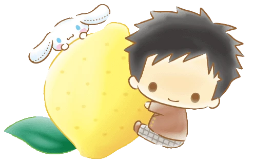 Cinnamonroll Lemon サンリオ男子 Anime Sanrio Sticker By 二宮さくら Cinnamonroll Lemon サンリオ男子 Anime Sanrio Sticker By 二宮さくら
