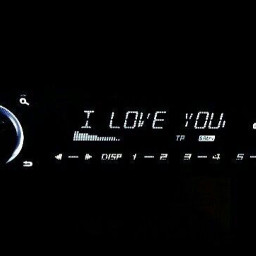 love iloveyou radio black dark