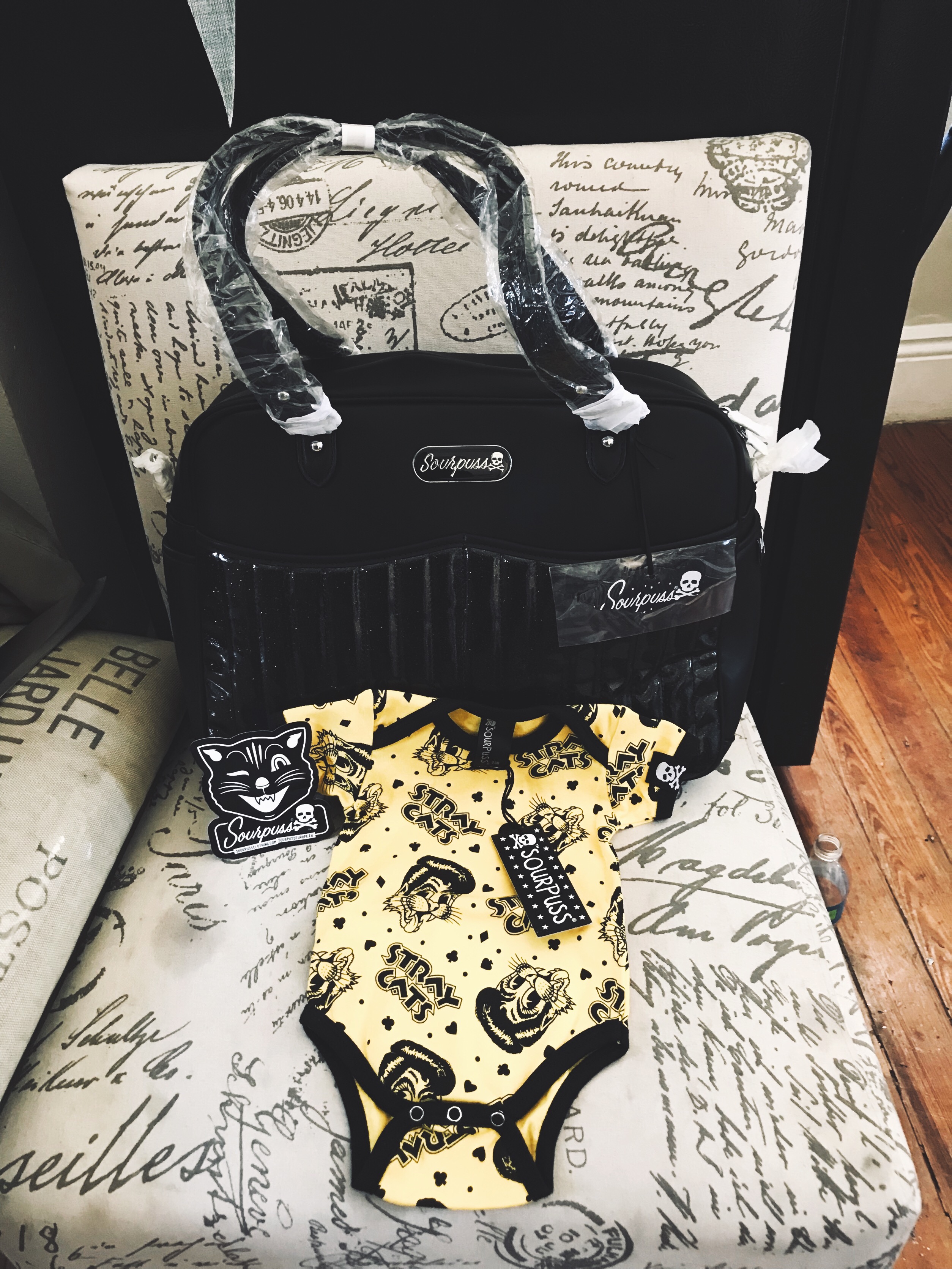 goth diaper bag