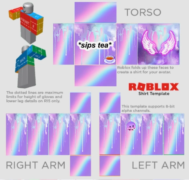 A Roblox Shirt Template Image By Amelia