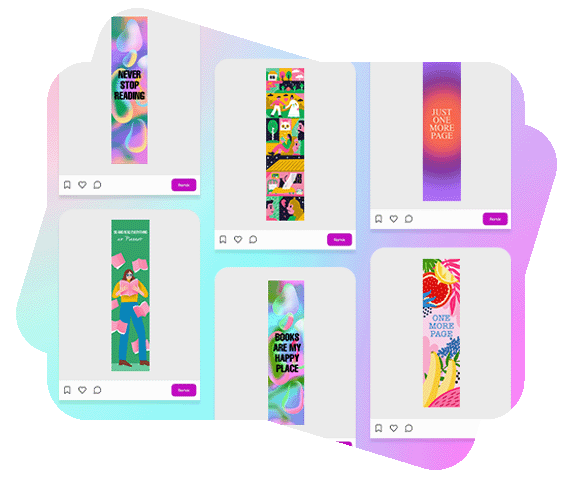 Design Free Printable Bookmarks Online | Picsart