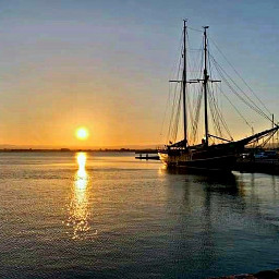 sicilia porto siracusa tramonto primavera