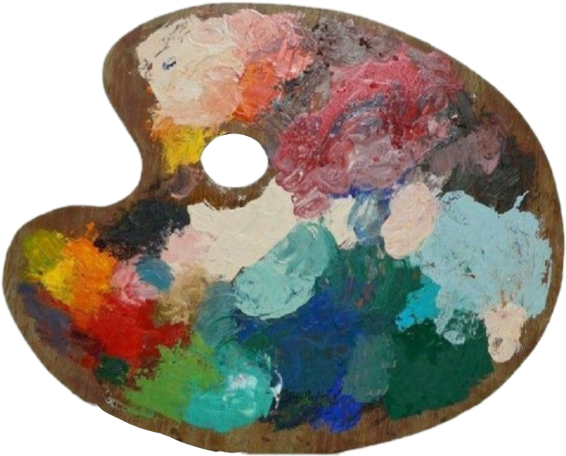 Palette Paint Art Aesthetic Tumblr Artsy Color