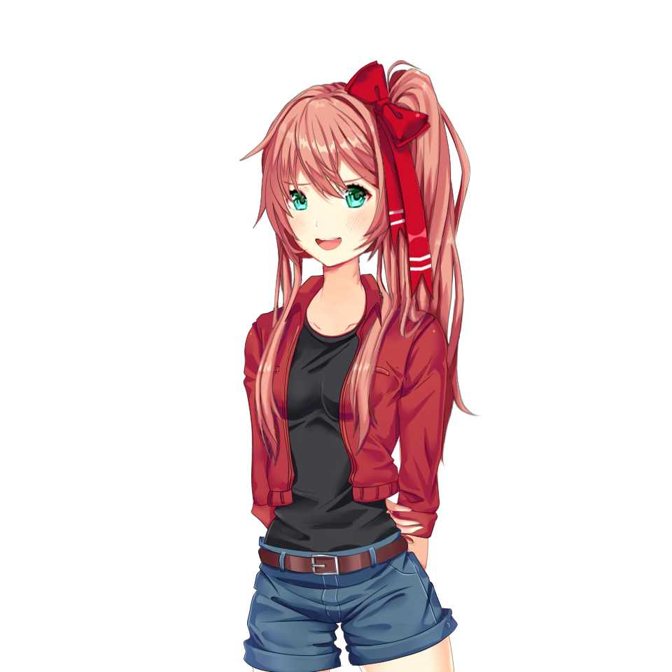 Доки доки одежда. Ddlc саэри. моника доки доки спрайты в полный рост. sayonika. моника ддлк в повседневной одежде.