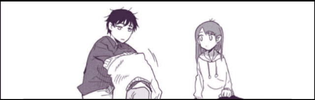anime cute couple hug gift GIF by evaquintanaxd